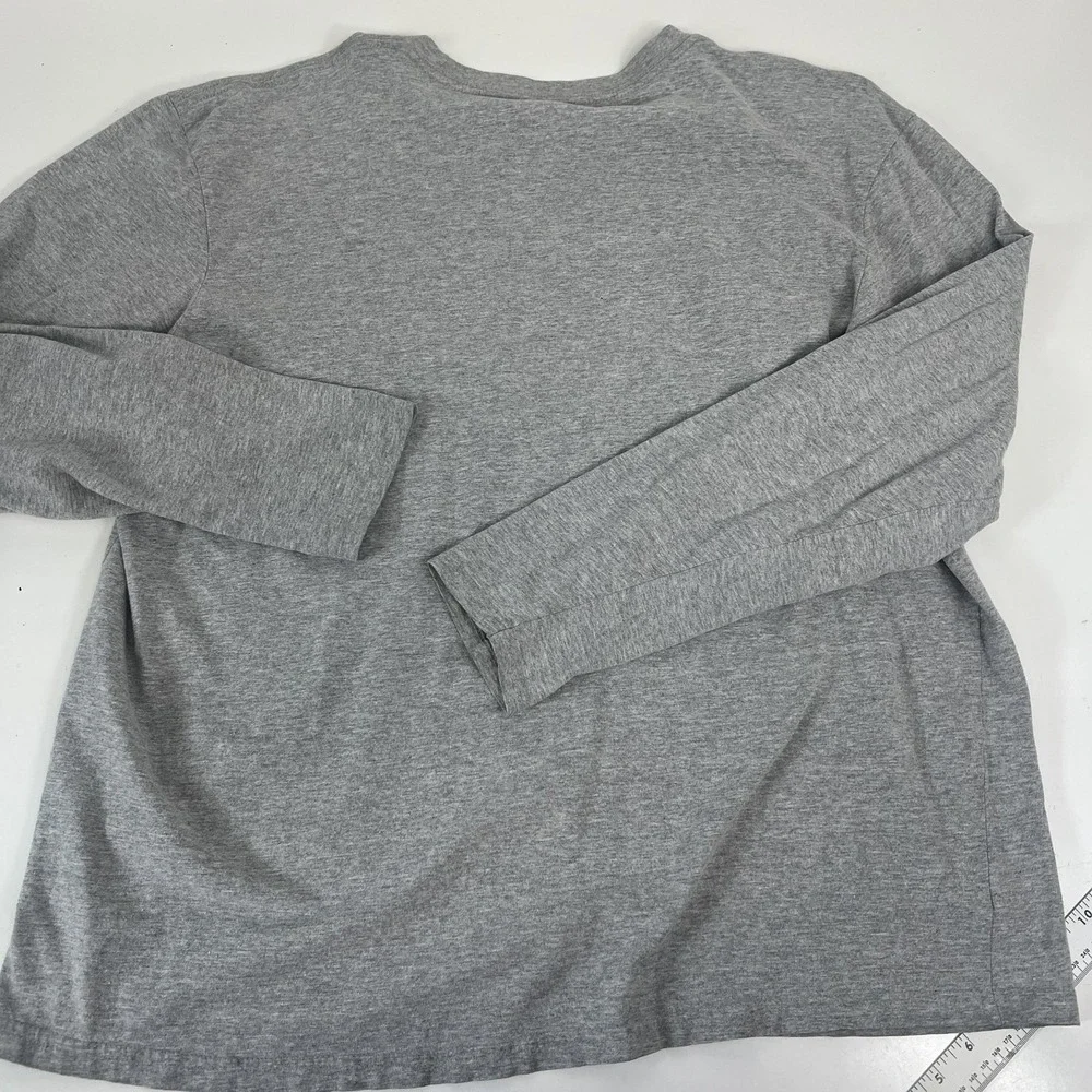 Ralph Lauren Polo Jeans Company 1967‎ L Gray Physical Education 1967 Long Sleeve